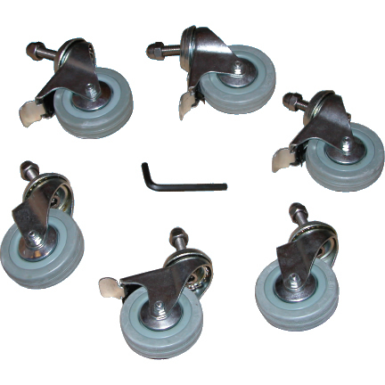 Reel Easy Castor BZP Type 2 (Pk6). Replacement pool reel castors