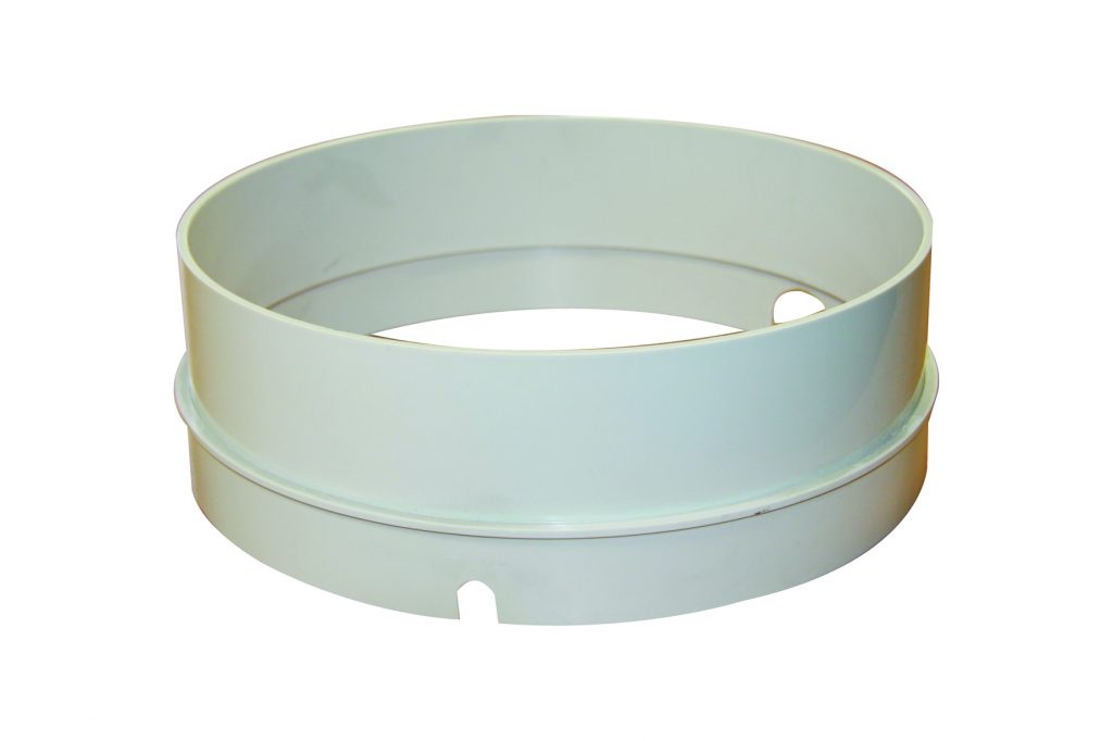 Lid extension ring for commercial Supa skimmer