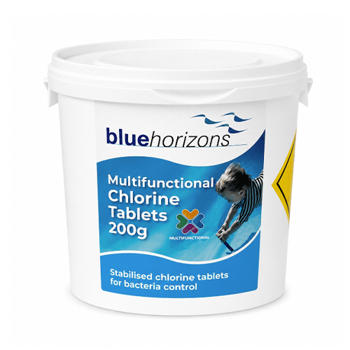Blue Horizons Large Multifunctional Chlorine Tablets - 200g (5kg Tub)