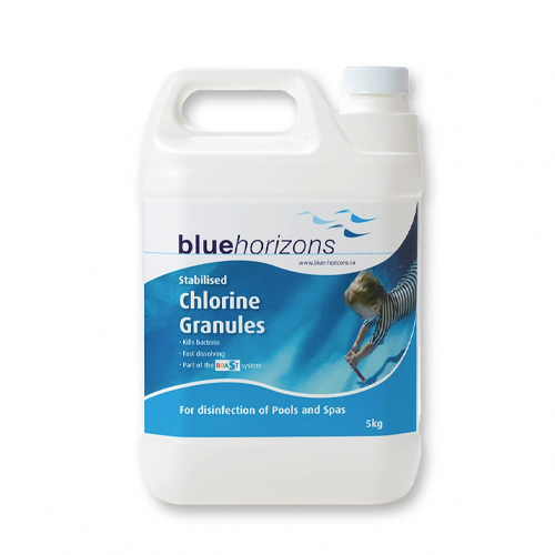 Blue Horizons Ultimate Stabilised Chlorine Granules – 5kg Tub