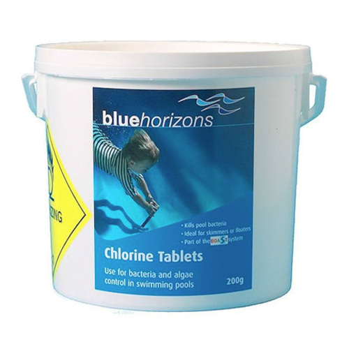 Blue Horizons Large Chlorine 200g Tablets – 5kg Tub