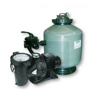 20” Top mount filter, valve, sand & 0.5HP Euroswim 1Ph pump (10m3/hr @ 10 m head) currently out of stock-0