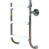 Undercover Stainless Steel Ladder with 4 ABS Treads-3030