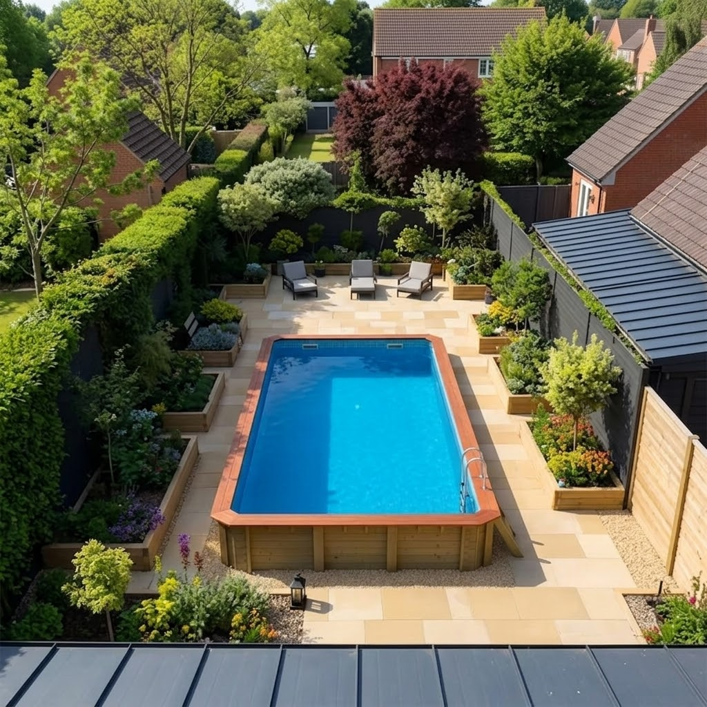 Plastica Chelsea Wooden Pool Package with Argonaut/Endurance Filtration and Swim Jet - Image 2