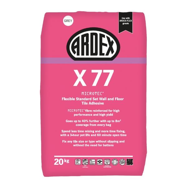 Ardex X 77 Tile Adhesive | Blue Cube Direct
