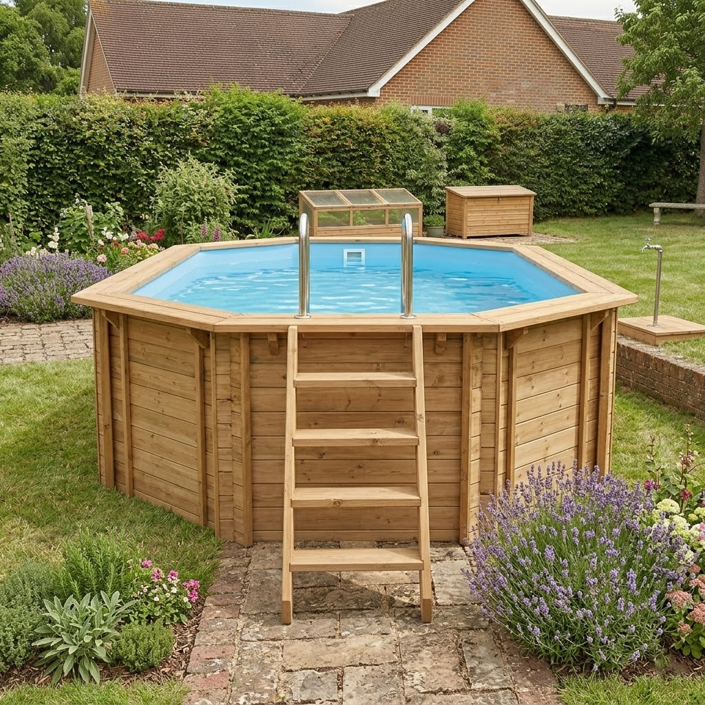 Garden Leisure Blue Lagoon Wooden Pool Kit 5.6m x 3.5m (Above Ground & DIY) - Image 3