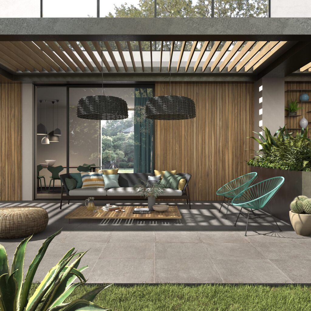 Concrete Grey Porcelain Coping Paving and Tiles